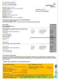 Spain GasNatural fenosa utility business bill, SCR